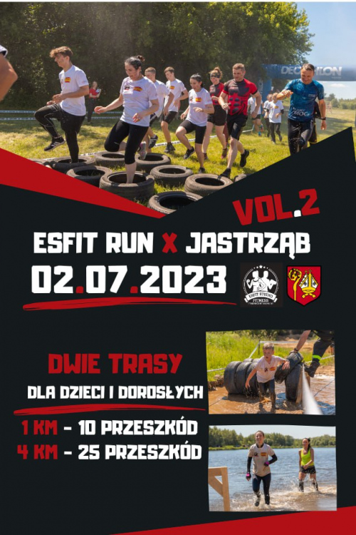Plakat - ESFIT RUN Jastrzab Vol2 02 07 2023