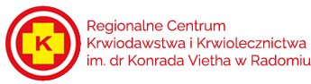 Logo - Regionalne Centrum Krwiodawstwa i Krwiolecznictwa im. dr Konrada Vietha w Radomiu