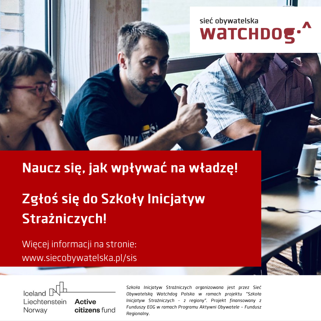 Sieć Obywatelska Watchdog Polska - SIS Rekrutacja