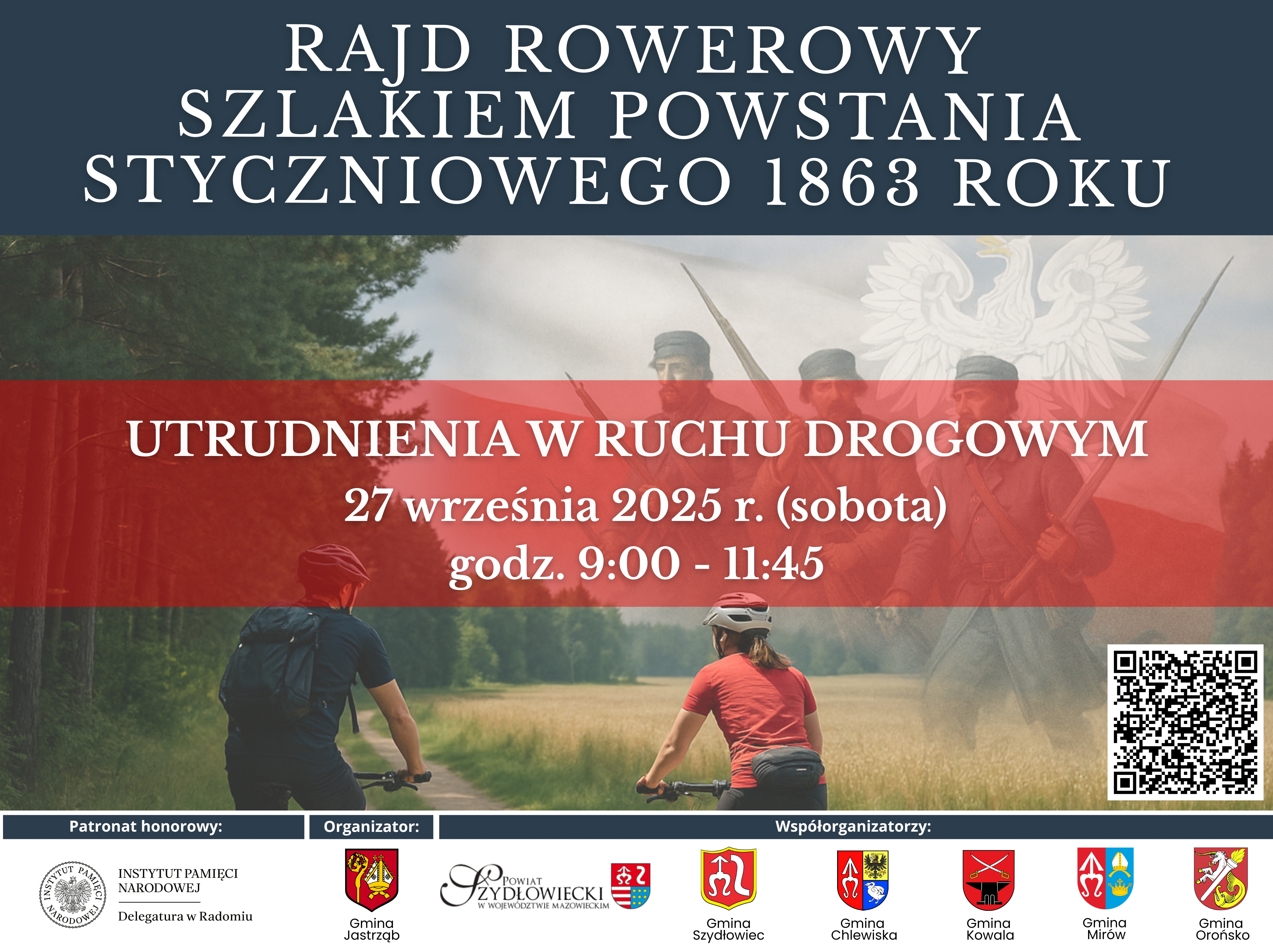 Utrudnienia w ruchu drogowym w związku z rajdem rowerowym - treść w artykule