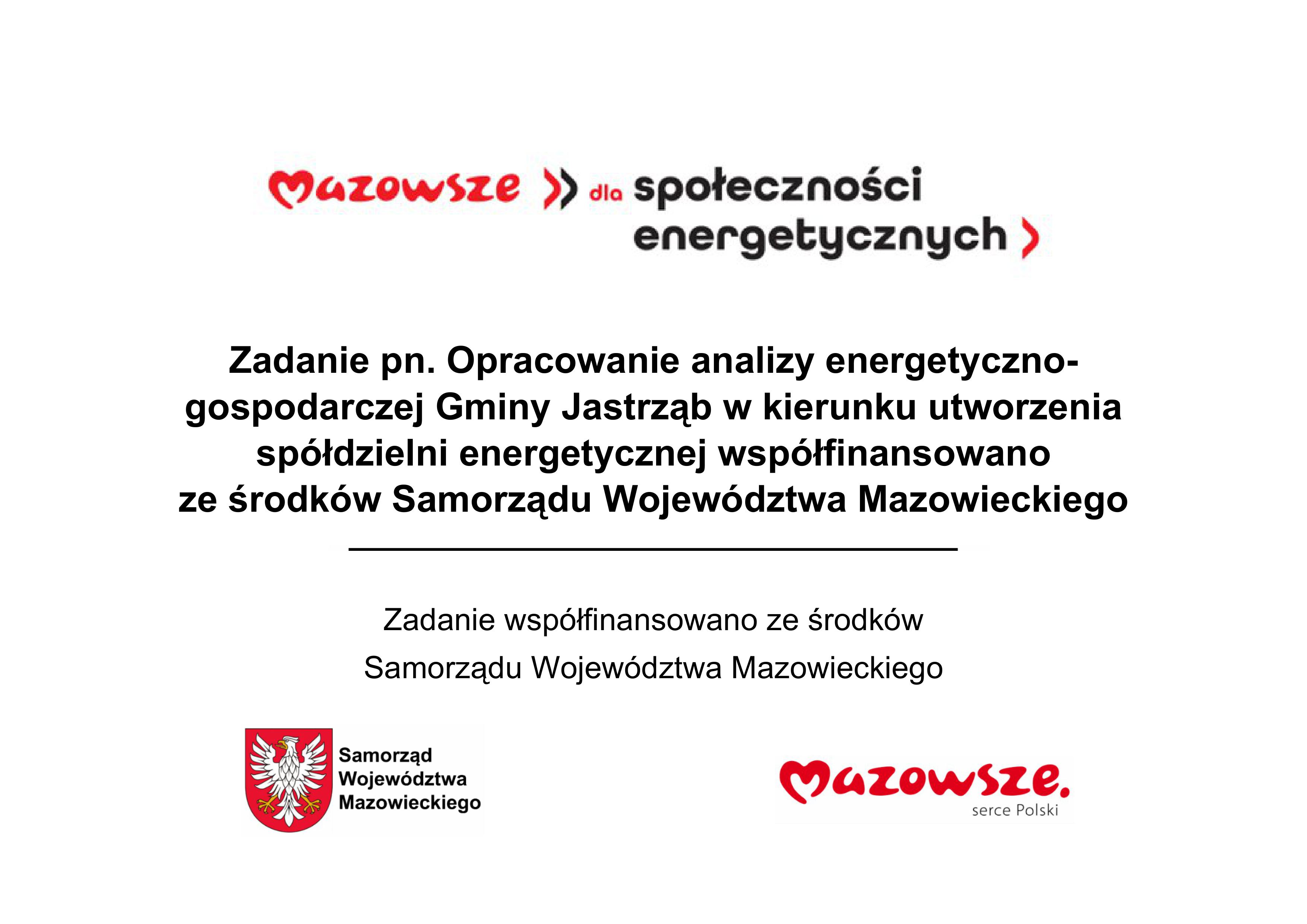 Opracowanie analizy energetyczno-gospodarczej Gminy Jastrząb - treść w artykule