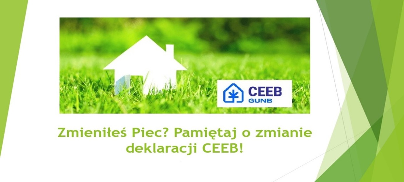 zmieniłeś piec, pamiętaj o zmianie deklaracji CEEB