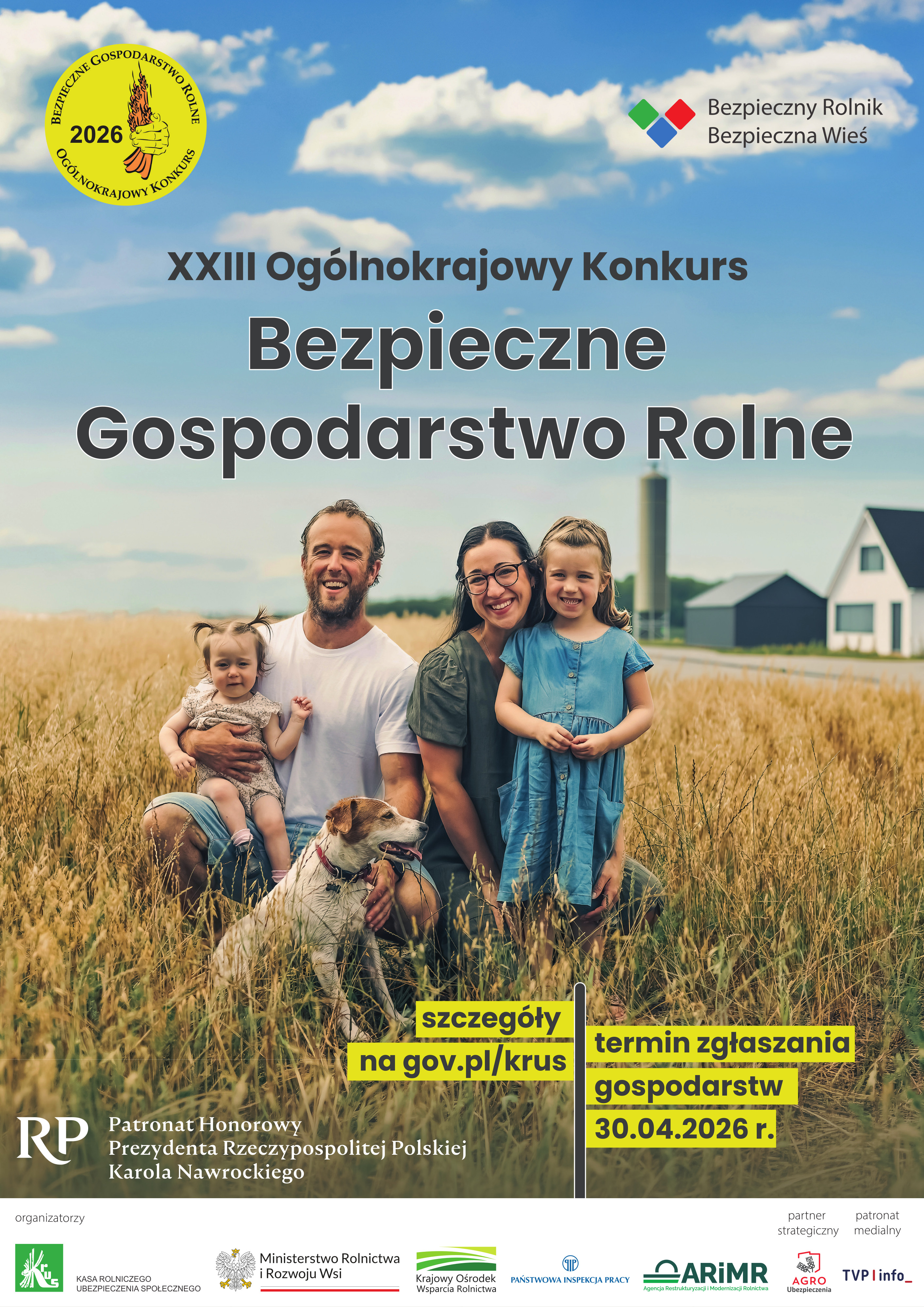 "XXIII Ogólnokrajowy Konkurs Bezpieczne Gospodarstwo Rolne" - treść w artykule