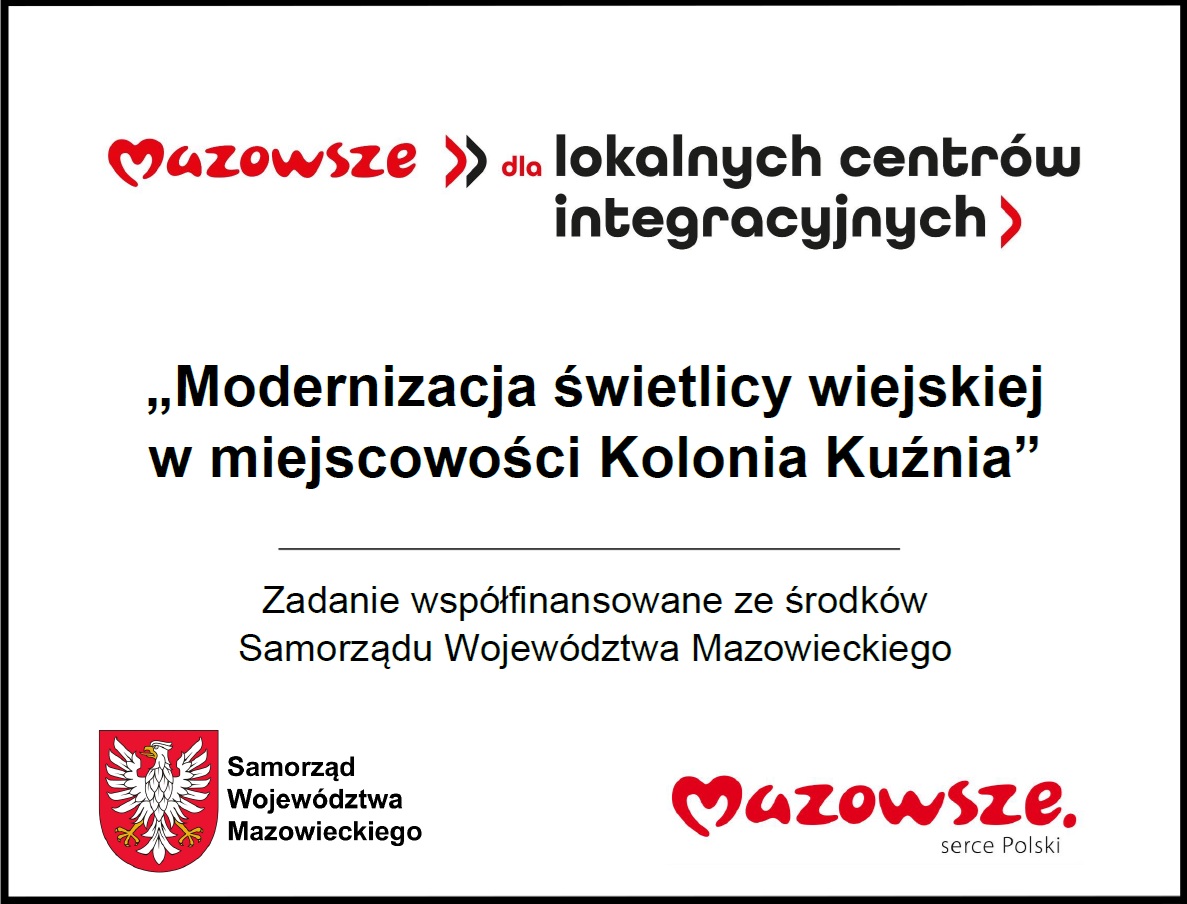 Dofinansowanie dla sołectwa Gąsawy Plebańskie - altanka