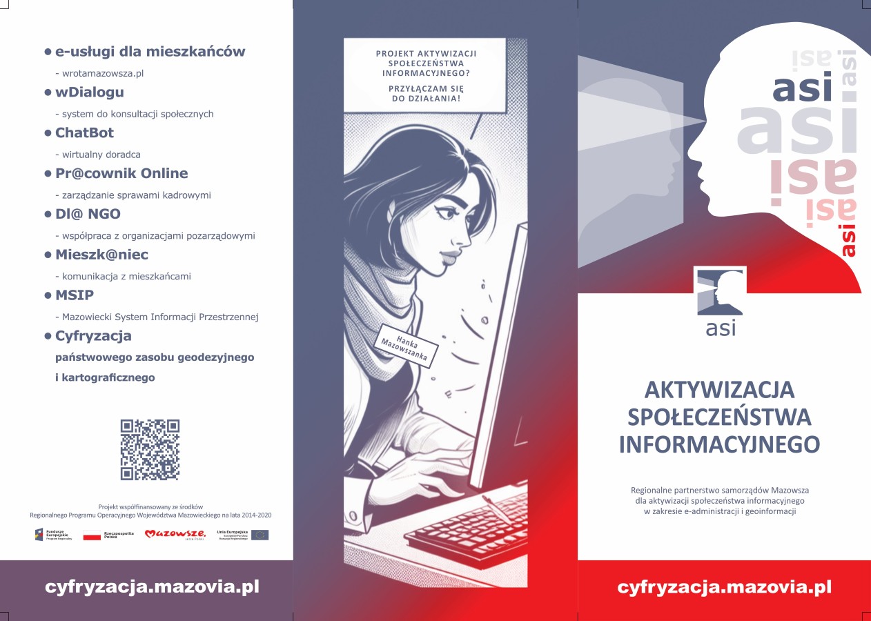 Ulotka "Aktywizacja Społeczeństwa Informacyjnego"