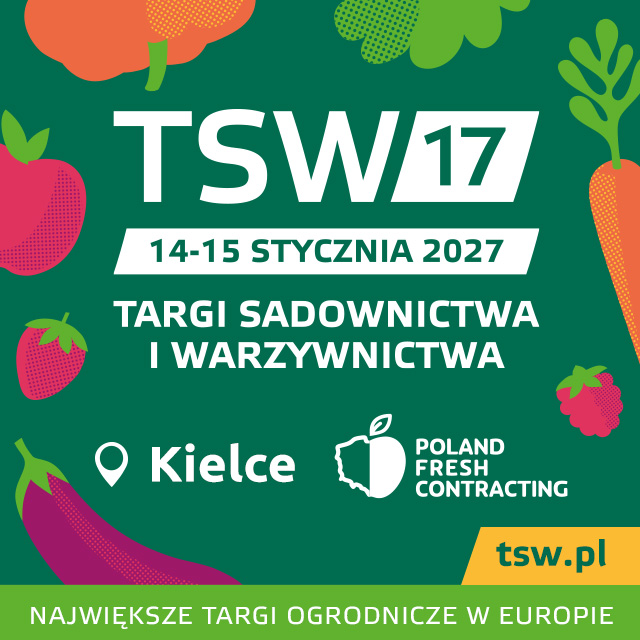 "TSW 2027 i Poland Fresh Contracting – targi sadownicze i warzywnicze w Kielcach" - treść w artykule