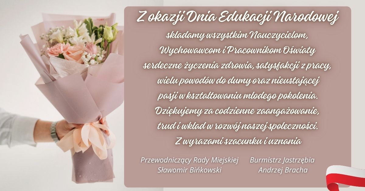 Życzenia z okazji Dnia Edukacji Narodowej - treść w artykule