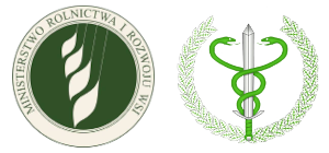 2 loga - Ministerstwo Rolnictwa i Rozwoju Wsi oraz Główny Lekarz Weterynarii