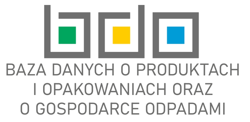 Logo BDO - Baza Danych o Produktach i opakowaniach oraz o gospodarce odpadami